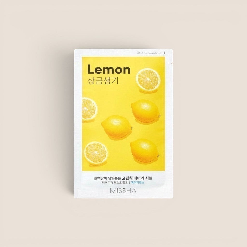 Missha Lemon Airy Fit Sheet Mask i Glimt gaveeske
