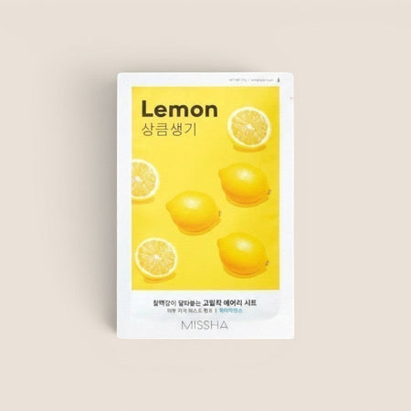 Missha Lemon Airy Fit Sheet Mask i Glimt gaveeske