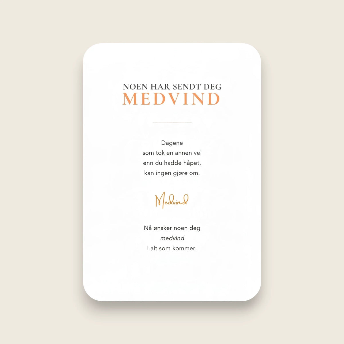 Kortet om Medvind